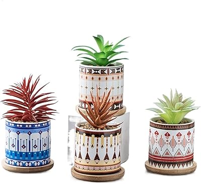 驚きの価格 高級手描き植木鉢大きいサイズ多肉植物鉢 観葉植物鉢陶器製